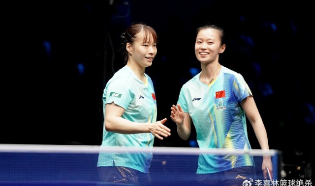 恭喜！中国女乒24岁悍将勇夺双冠：闪耀太原站仍有遗憾|石洵瑶|韩菲儿|决赛|女双|挑战赛_新浪体育_新浪新闻